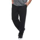 Big & Tall Tek Gear&reg; Ultra Soft Fleece Open-bottom Pants, Men's, Size: Xxl Tall, Black