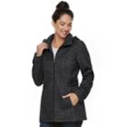 Women's D.e.t.a.i.l.s Hooded Fleece Midweight Jacket, Size: Xl, Grey (charcoal)