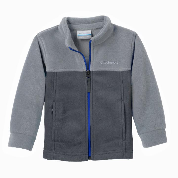 Boys 4-7 Columbia Fleece Jacket, Size: Xxs, Light Grey