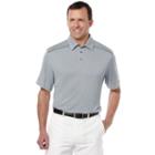 Big & Tall Grand Slam Easy-care Micro-jacquard Polo, Men's, Size: 2xb, Med Grey