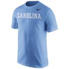 Men's Nike North Carolina Tar Heels Wordmark Tee, Size: Small, Light Blue