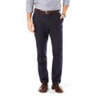 Men's Dockers&reg; Stretch Signature Khaki Athletic-fit Flat-front Pants, Size: 33x30, Blue (navy)