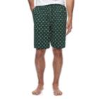Men's Croft & Barrow&reg; True Comfort Sleep Shorts, Size: Small, Green