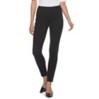 Women's Apt. 9&reg; Tummy-control High-waisted Ponte Leggings, Size: Large, Black