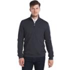 Men's Van Heusen Flex Classic-fit Stretch Fleece Quarter-zip Pullover, Size: Xxl, Black