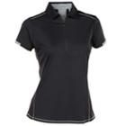 Women's Nancy Lopez Wicked Short Sleeve Golf Polo, Size: Xl, Black