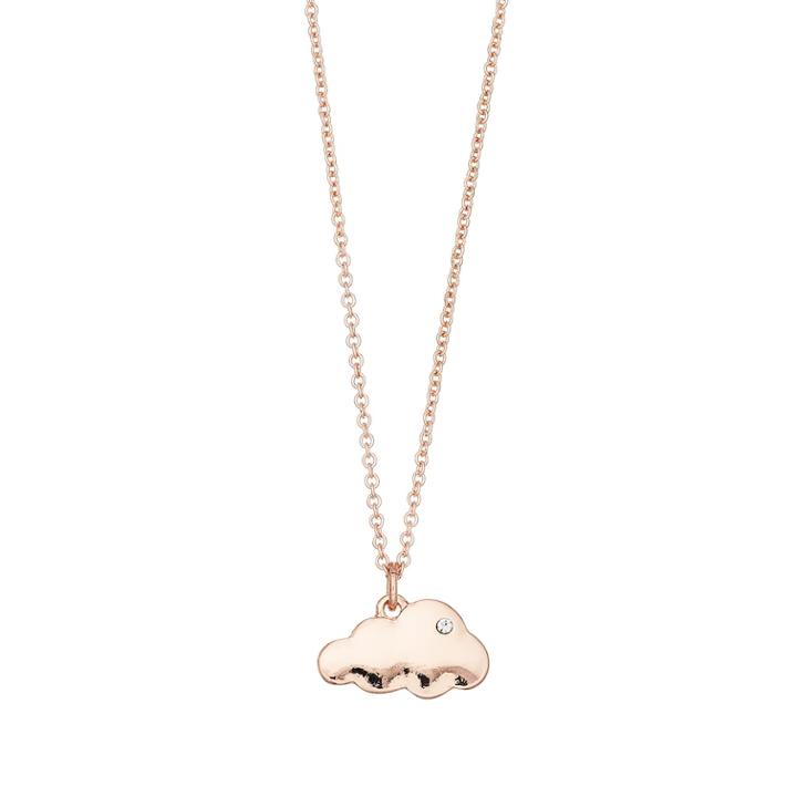 Lc Lauren Conrad Cloud Pendant Necklace, Women's, Light Red