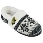 Women's Wichita State Shockers Snowflake Slippers, Size: Large, Black