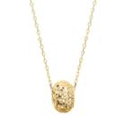 Everlasting Gold 10k Gold Spinner Bead Pendant, Women's, Size: 18, Yellow