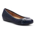 Croft & Barrow&reg; Women's Ortholite Quilted Ballet Flats, Size: 8, Blue