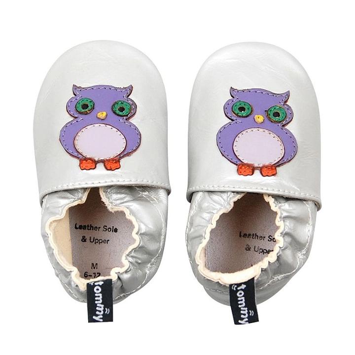 Tommy Tickle Crib Shoes - Baby Girl, Size: 18-24month, Silver