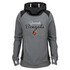 Girls 7-16 Cincinnati Bengals Ultimate Funnel Hoodie, Girl's, Size: M(10-12), Grey