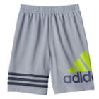 Boys 4-7x Adidas Striped Mesh Shorts, Boy's, Size: 4, Silver