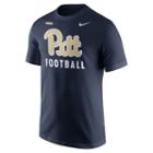 Men's Nike Pitt Panthers Football Facility Tee, Size: Large, Blue (navy)