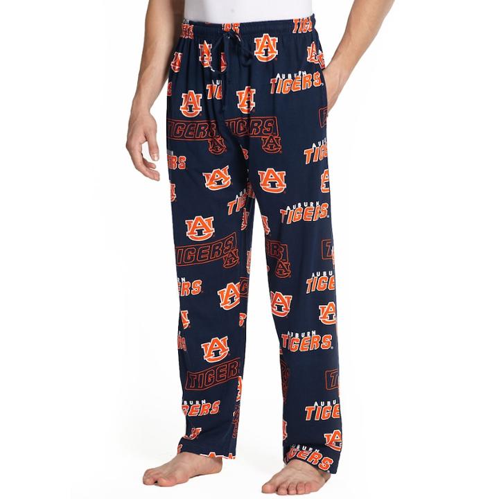 Men's Concepts Sport Auburn Tigers Slide Lounge Pants, Size: Large, Blue (navy)