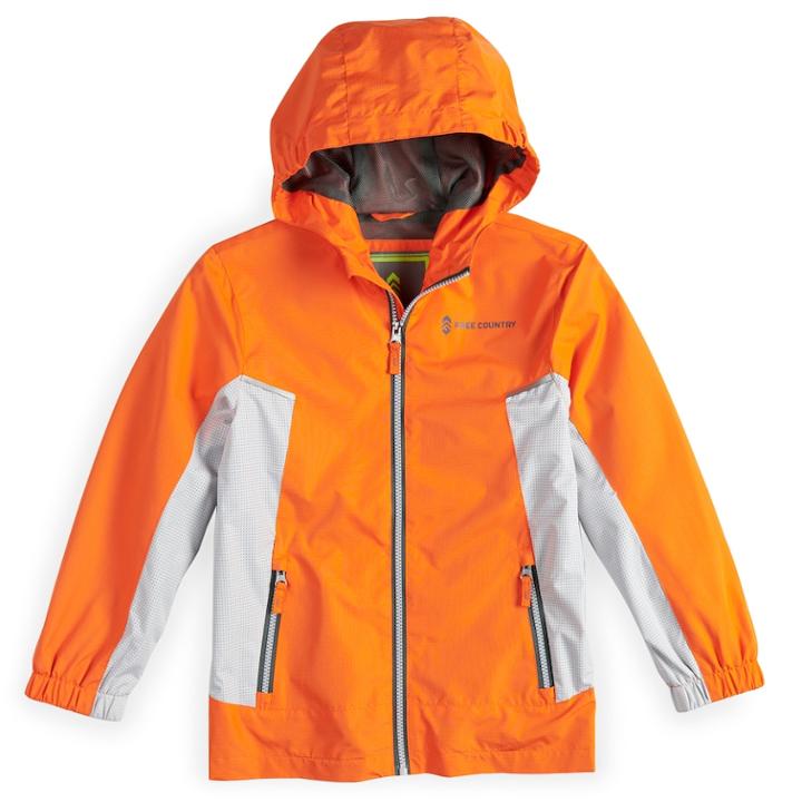 Boys 8-20 Free Country Ripstop Jacket, Size: Large, Orange