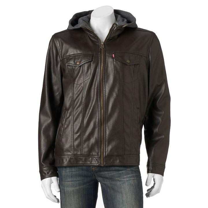 Men's Levi's&reg; Trucker Jacket, Size: Medium, Dark Brown