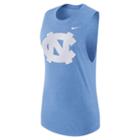 Women's Nike North Carolina Tar Heels Dri-fit Muscle Tee, Size: Large, Blue