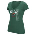 Women's Reebok Minnesota Wild Layers Tee, Size: Xxl, Green