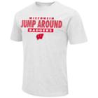 Men's Campus Heritage Wisconsin Badgers War Cry Tee, Size: Medium, Red Overfl
