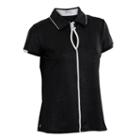 Women's Nancy Lopez Easy Short Sleeve Golf Polo, Size: Large, Black