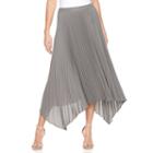 Women's Apt. 9&reg; Pleated Midi Skirt, Size: Xl, Grey