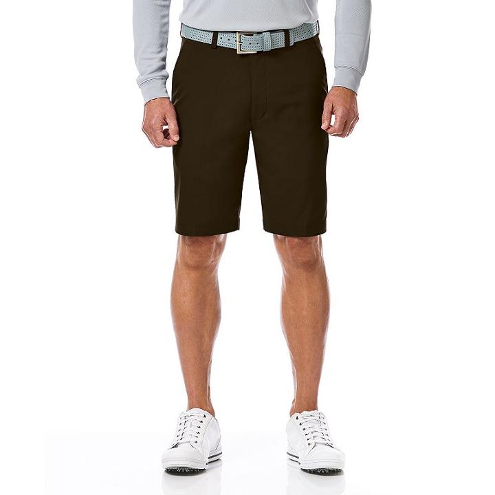 Men's Grand Slam Classic-fit Performance Flat-front Golf Shorts, Size: 36, Oxford