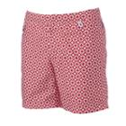 Men's Cole Tribal Slim-fit Hybrid Swim Shorts, Size: 34, Red