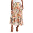 Women's Chaps Tiered A-line Maxi Skirt, Size: Xl, Orange