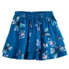 Girls 4-12 Sonoma Goods For Life&trade; Smocked Skort, Size: 6, Blue