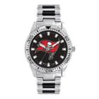 Game Time, Men's Tampa Bay Buccaneers Heavy Hitter Watch, Silver