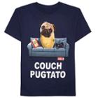 Boys 8-20 Couch Pug-tato Tee, Boy's, Size: Small, Blue (navy)