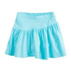 Girls 4-10 Jumping Beans&reg; Solid Tulip Tiered Skort, Size: 8, Med Blue