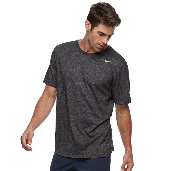 Men's Nike Dri-fit Tee, Size: Xl, Med Grey