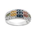 1 Carat T.w. Diamond Sterling Silver Ring, Women's, Size: 7, Multicolor