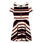 Girls 7-16 Iz Amy Byer Patterned Cold Should Dress With Necklace, Girl's, Size: 12, Ovrfl Oth
