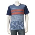 Men's Distortion Americana Tropical Tee, Size: Large, Blue