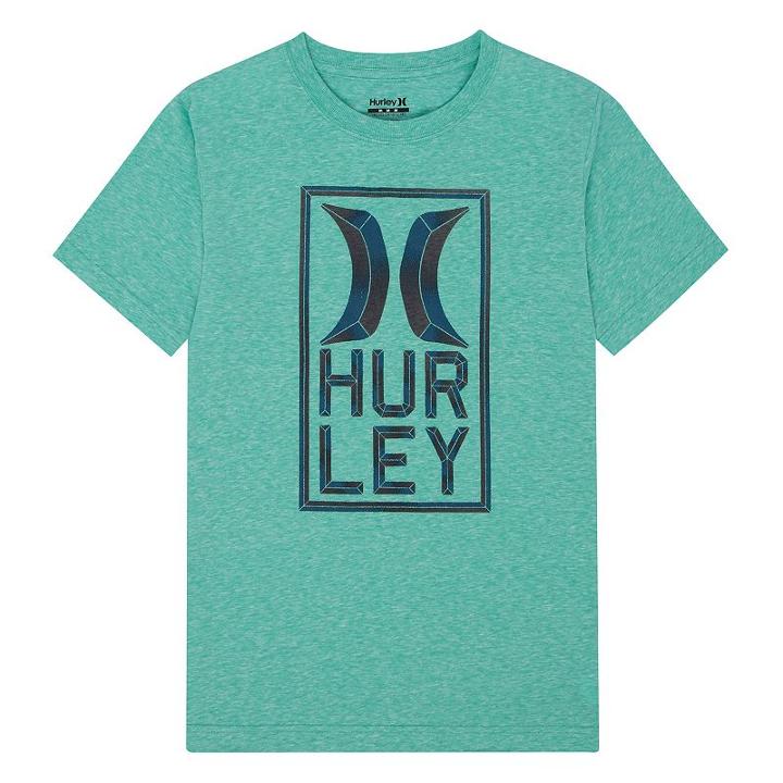 Boys 8-20 Hurley Bevel Tee, Boy's, Size: Medium, Brt Green
