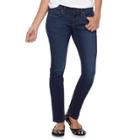 Petite Sonoma Goods For Life&trade; Ankle Skinny Jeans, Women's, Size: 8 Petite, Dark Blue