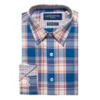 Men's Nick Dunn Modern-fit Gingham Plaid Dress Shirt, Size: L-34/35, Ovrfl Oth