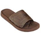 Adult Kansas Jayhawks Memory Foam Slide Sandals, Size: Xl, Brown