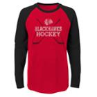 Boys 4-18 Chicago Blackhawks Hockey Sticks Tee, Size: 16-18, Red