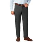 Big & Tall Haggar Coastal Comfort Classic-fit Stretch Flat-front Chino Pants, Men's, Size: 46x29, Med Grey