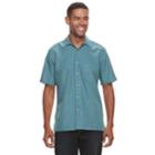 Men's Batik Bay Regular-fit Microfiber Button-down Shirt, Size: Xl, Dark Green