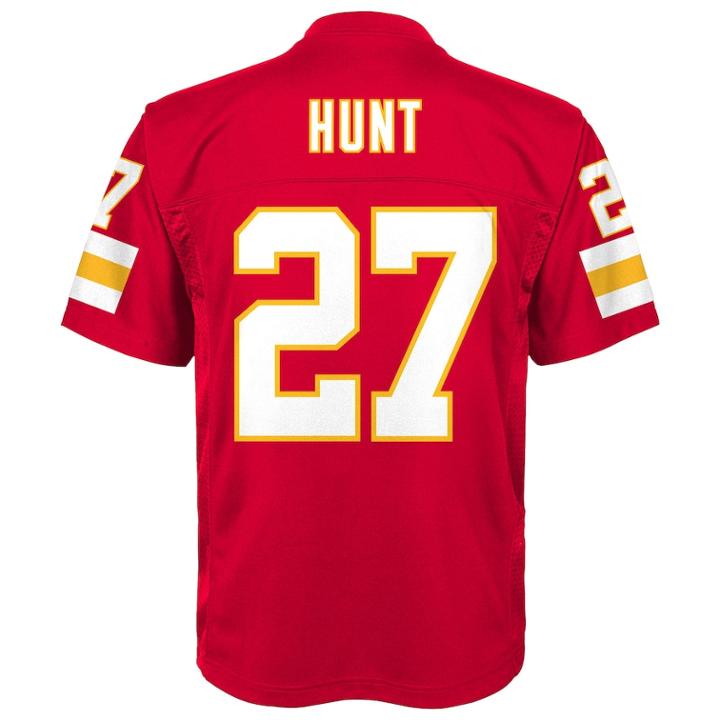 Boys 8-20 Kansas City Chiefs Kareem Hunt Mid-tier Jersey, Size: M 10-12, Red Hunt