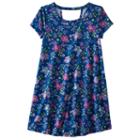 Girls 7-16 & Plus Size So&reg; Bar Back Swing Dress, Size: 16 1/2, Dark Blue