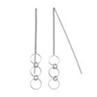 Apt. 9&reg; Nickel Free Triple Circle Threader Earrings, Women's, Silver