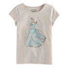 Disney's Cinderella Girls 4-10 Embellished Tee By Jumping Beans&reg;, Size: 6x, Lt Beige