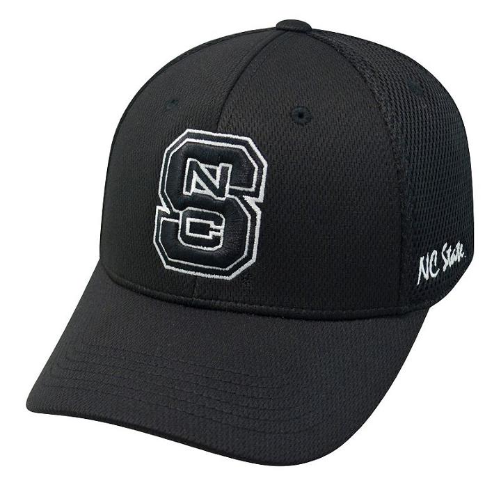Adult Top Of The World North Carolina State Wolfpack Fairway One-fit Cap, Black