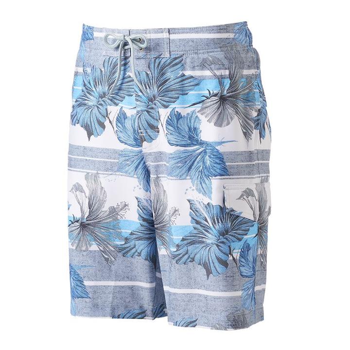 Men's Sonoma Goods For Life&trade; Floral Swim Trunks, Size: Small, White Oth